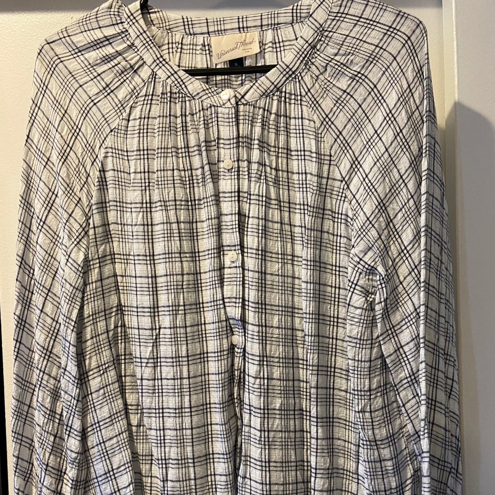 Black and White Button Down